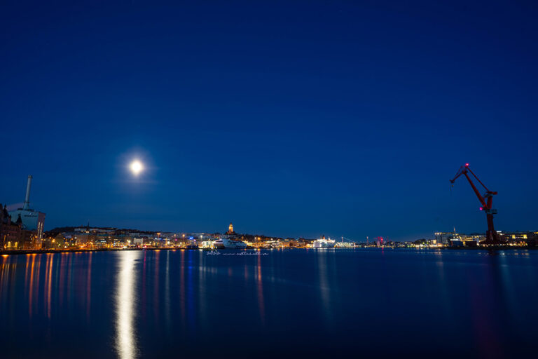 Port of Gothenburg in the Blue Hour
