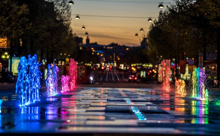 Citylights In Gothenburg -The Avenue