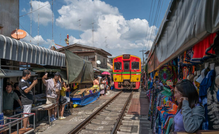 Mae Klong Train Market -Thailand