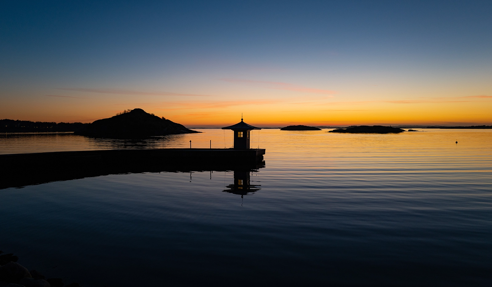 Sunset from Billdal in Sweden