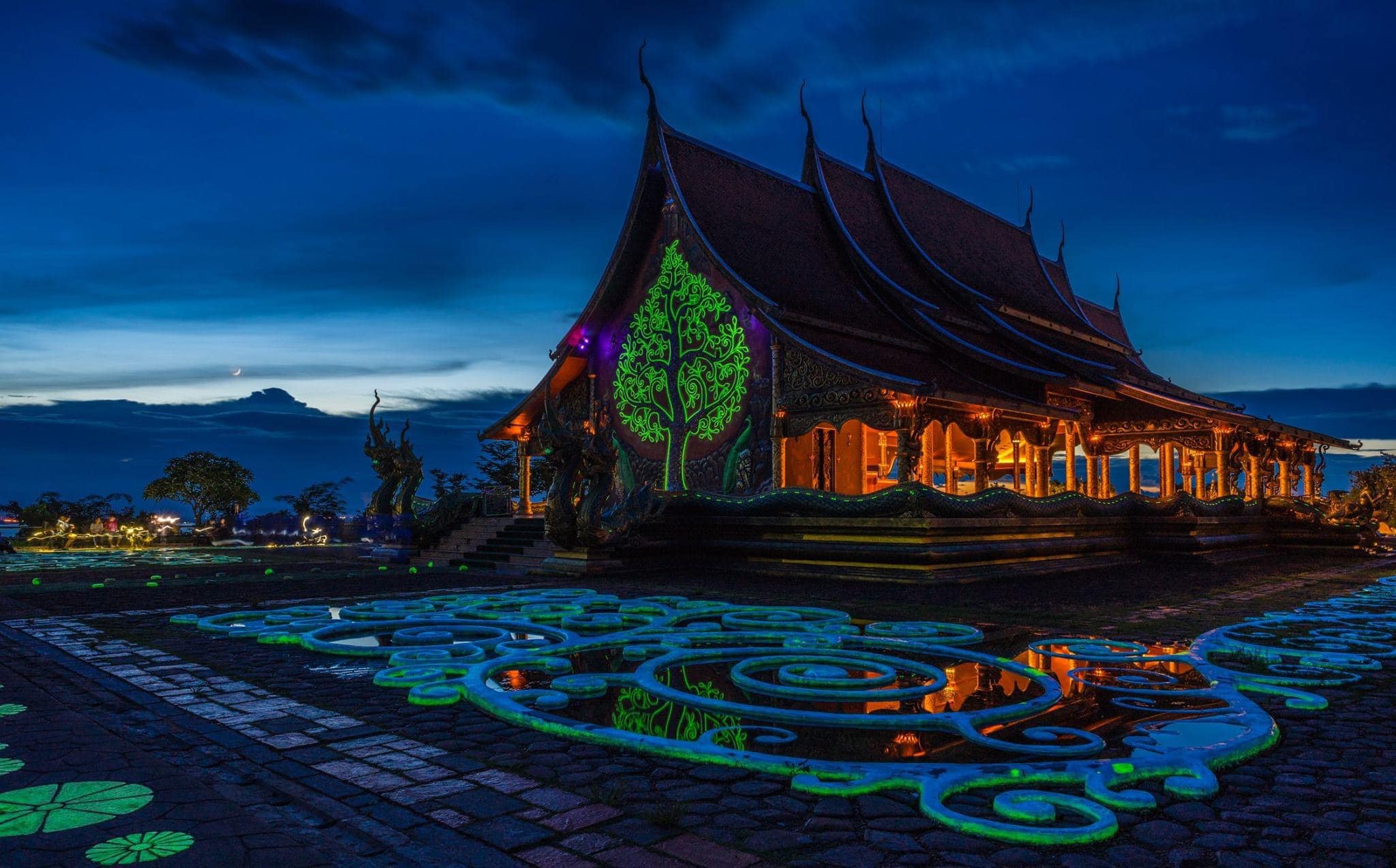 Temple in Ubon Ratchatani, Thailand