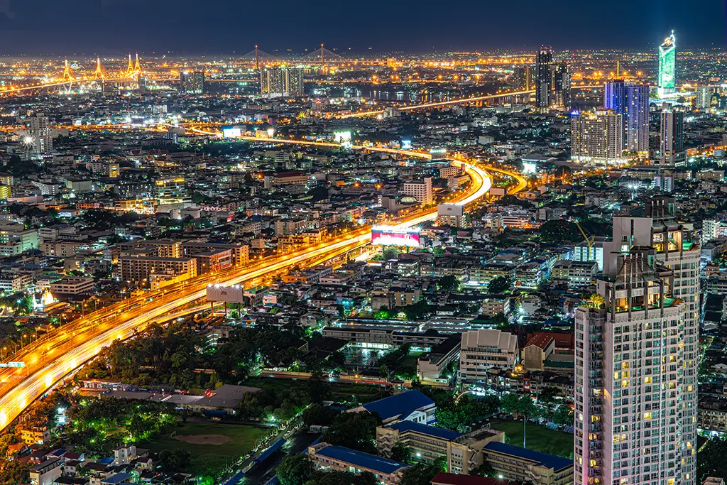 Bangkok Citylights from Lebua State Tower